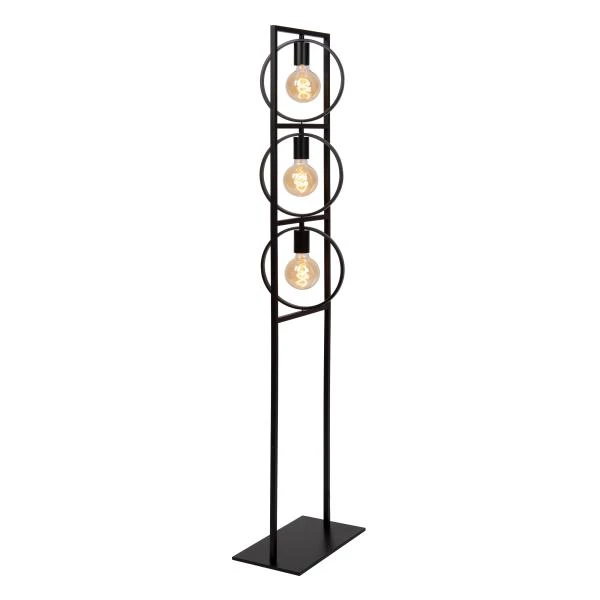 Lucide SUUS - Floor lamp - 3xE27 - Black - detail 3